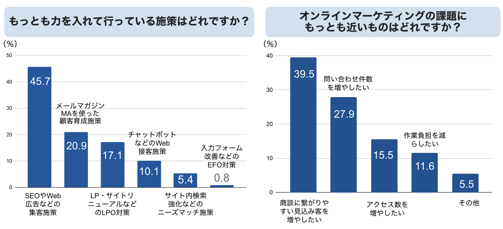 オンラインマーケティングの施策と課題